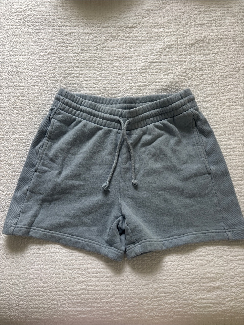 TNA boyfriend Drawstring Lounge Shorts - Dusty Blue